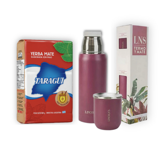 Pack Yerba Mate Taragüi Tradicional 500grs. y Kit Matero