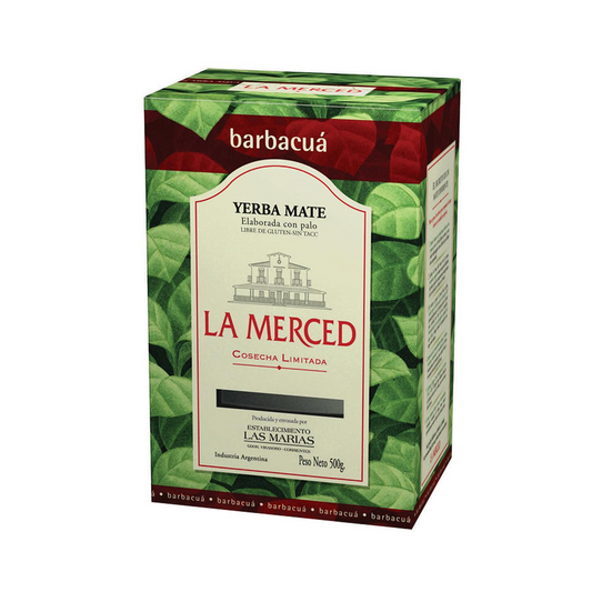 Yerba Mate La Merced con palo Barbacua 500 grs.