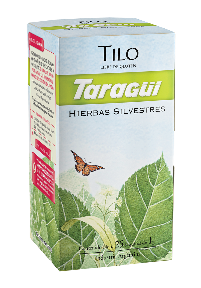 Té Taragui Silvestre Tilo 25 saquitos x 6
