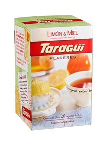 Té Taragui Placer Limón Miel 20 saquitos x 6